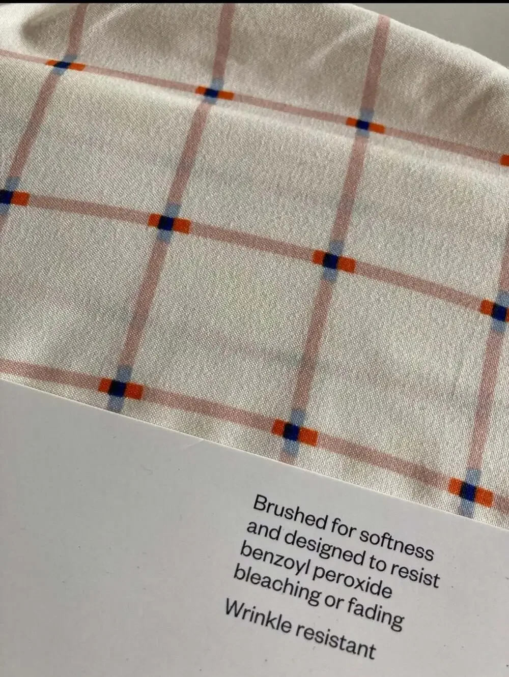 Room Essentials Twin/XL Twin Microfiber Sheet Set‎ Plaid
